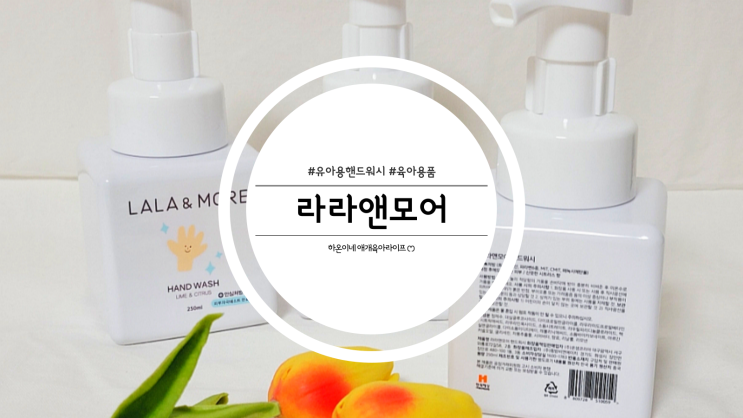  4살 육아용품 유아용핸드워시 라라앤모어