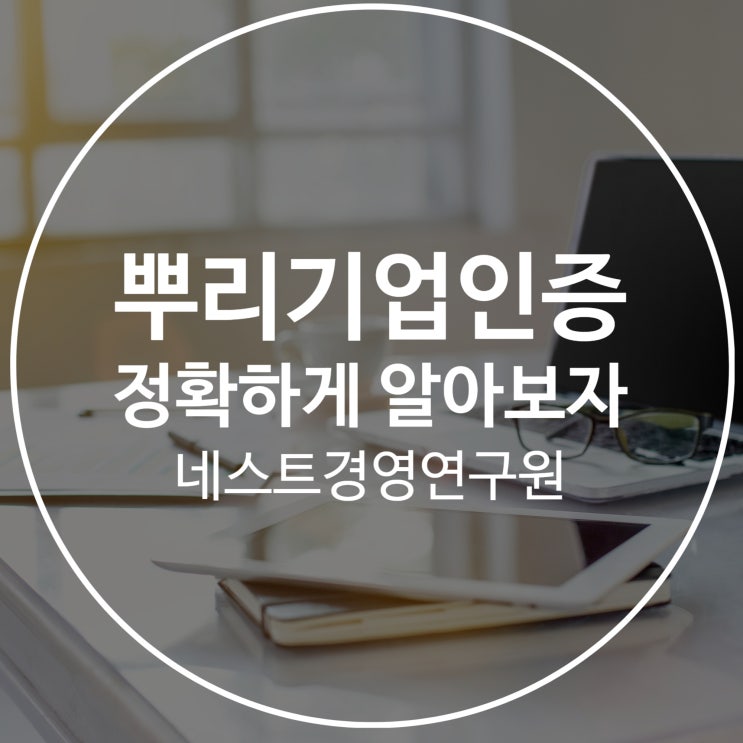  뿌리기업인증에 대해 정확하게 알아보자