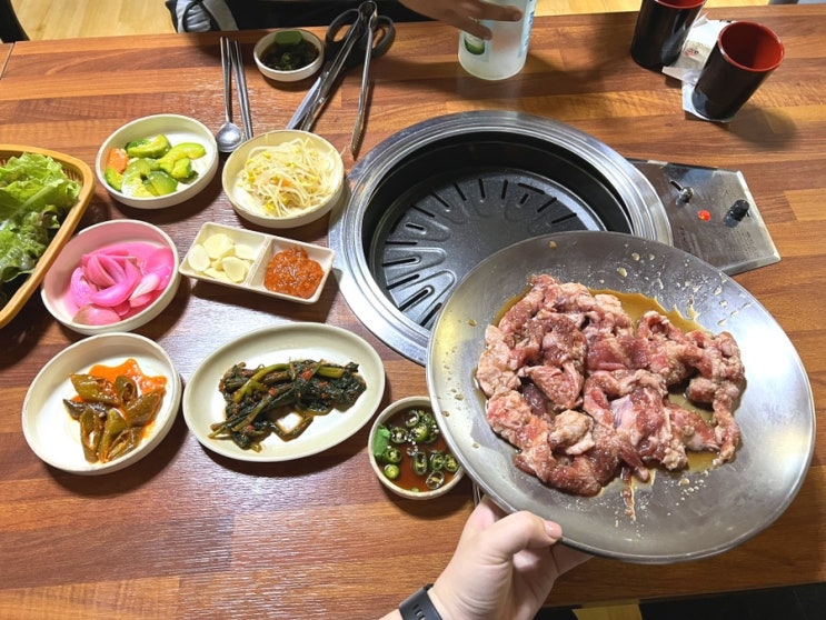  고창 심원맛집 숯불갈비터