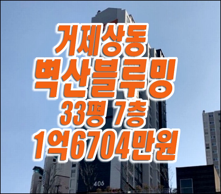 거제시 상동동 거제상동벽산블루밍 아파트 경매 정보 거제시 상동동 거제상동벽산블루밍 아파트 경매 정보