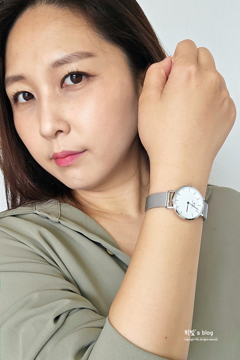 심플하고 세련된 여성메탈시계 브랜드 추천 다니엘웰링턴 착용 후기