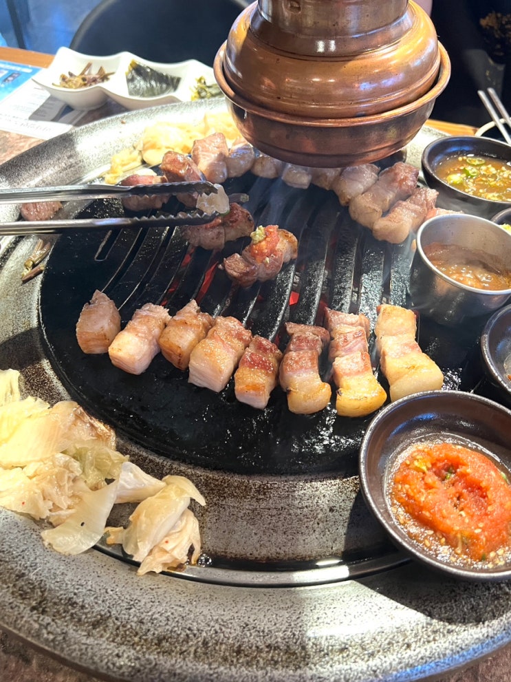  [제주1일차] 노형 흑돼지맛집 숙성도에서 흑뼈목살 구이, 하이제주 소품샵, 섬타르 한라봉타르트