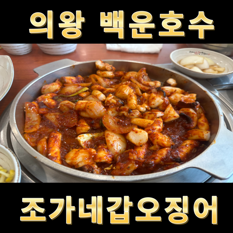  의왕 백운호수 맛집 조가네갑오징어