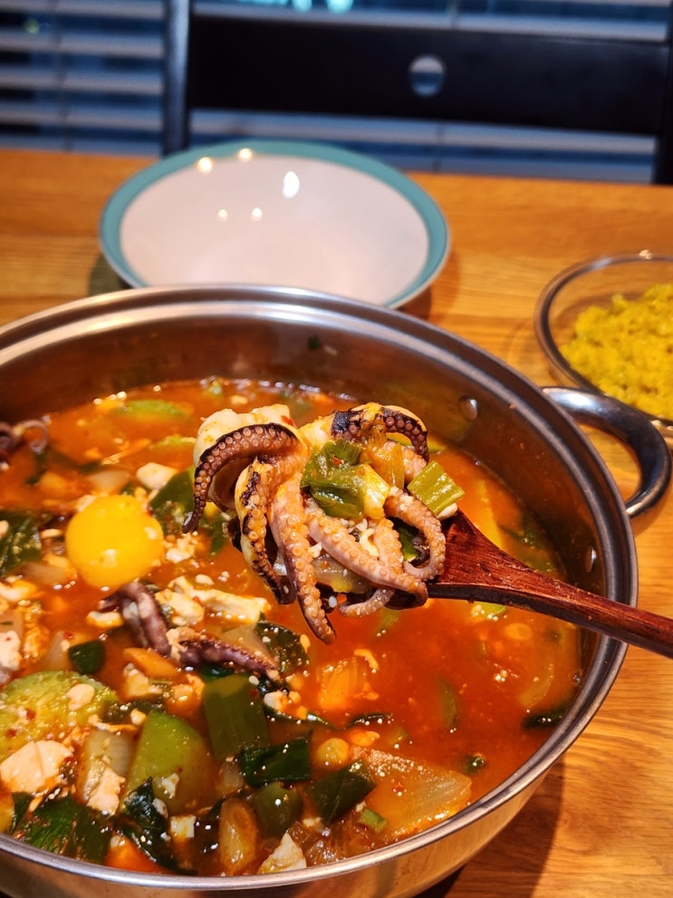  맛집메뉴 순두부찌개 풀무원 찌개양념 집밥 별미 즐기기