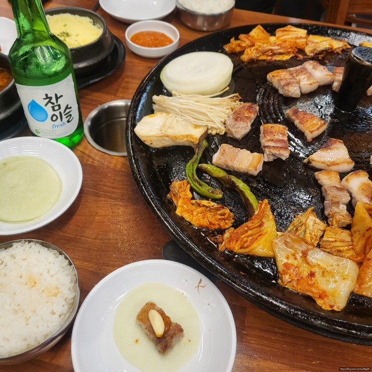  청라삼겹살 뚜껑 청라맛집 청라고기집 청라커넬웨이맛집