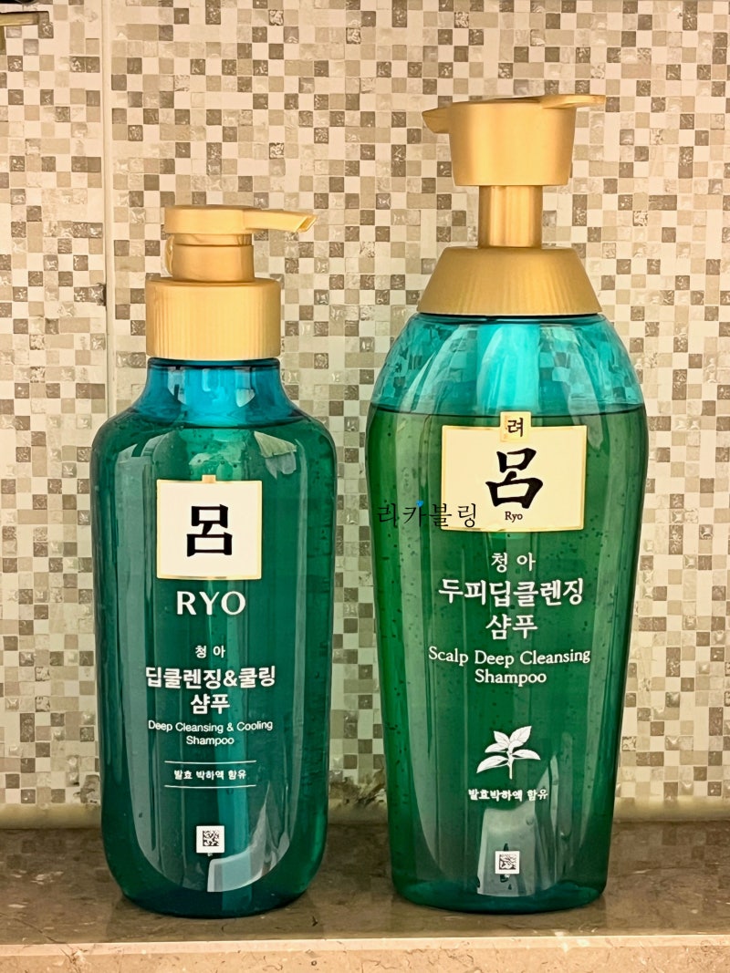지성두피에 좋은 려 청아 딥클렌징앤 쿨링 샴푸