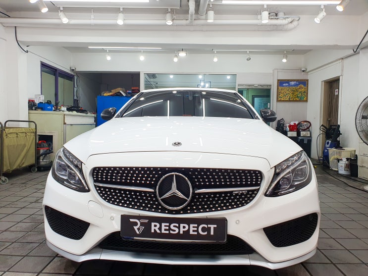  역삼디테일링세차 강남 손세차 리스펙트카케어 벤츠C43 AMG 카브리올레 이용기