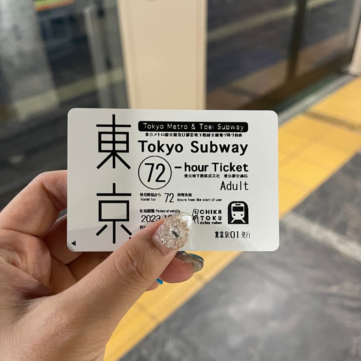 [일본 여행] 도쿄 메트로패스 지하철 노선부터 구매, 가격, 교환 팁 (+ 한글 노선도)