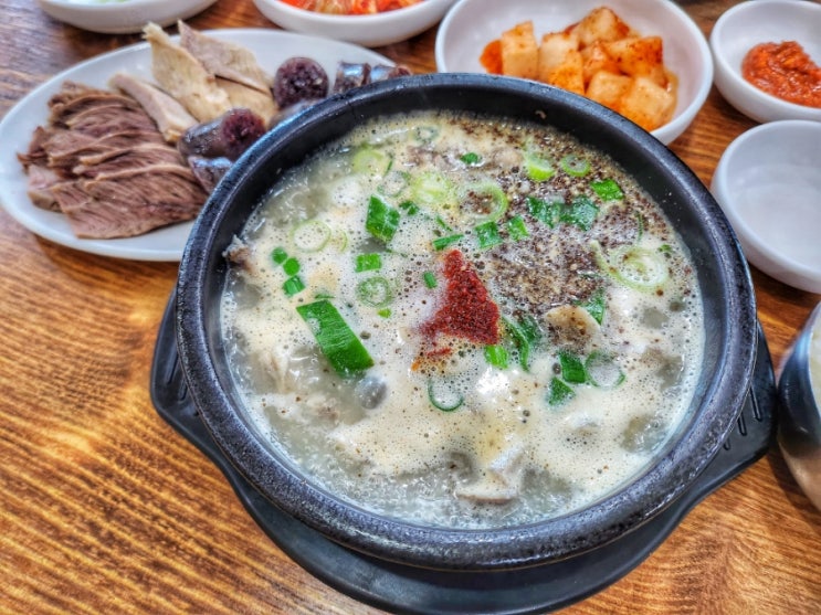  부천 춘의역맛집, 첫번째가마솥순대국, 점심 밥집