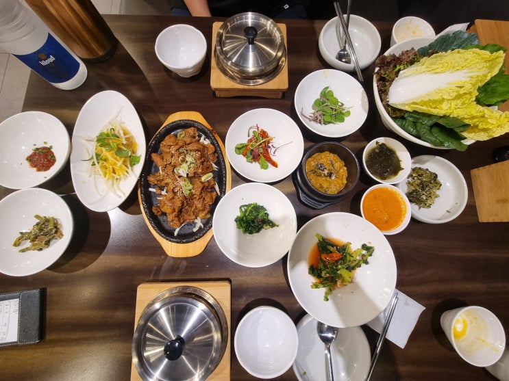 하안동 맛집 담원쌈밥 밤일마을 가족외식장소