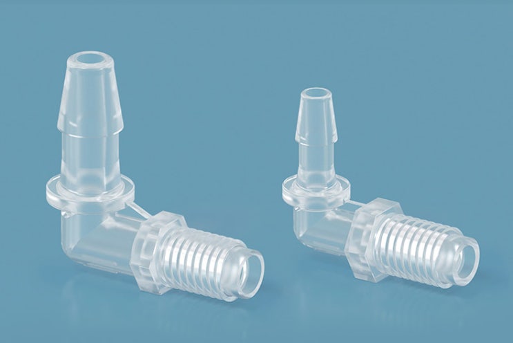  Elbow Barb-to-Thread Male Adapter