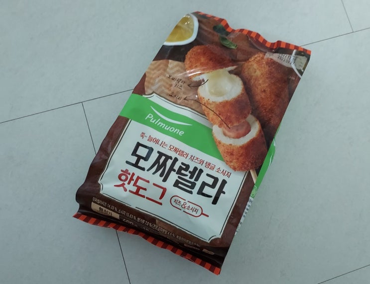  인스턴트핫도그 추천, 풀무원 모짜렐라핫도그