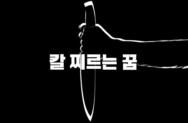 사람을 칼로 찌르는 꿈 칼 맞아 죽는꿈 다양한 풀이