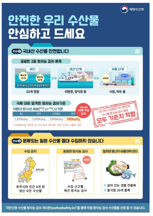 수산시장에서 우리 수산물 안전성 알려 수산시장에서 우리 수산물 안전성 알려