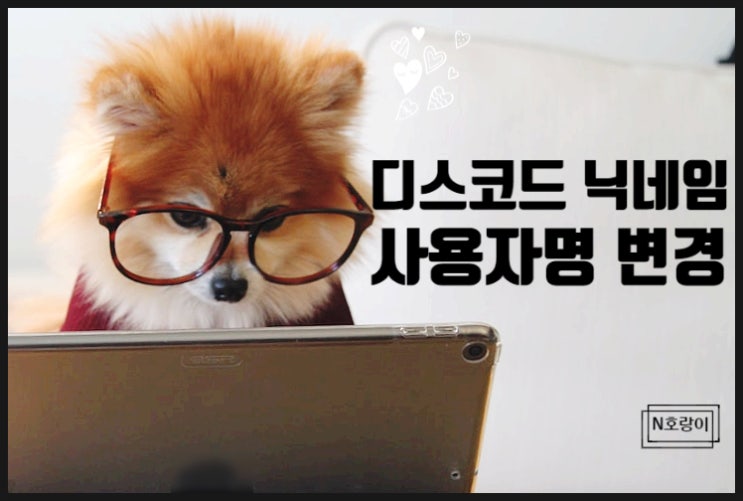 디스코드 닉네임 및 사용자명 변경하는 방법 디스코드 닉네임 및 사용자명 변경하는 방법