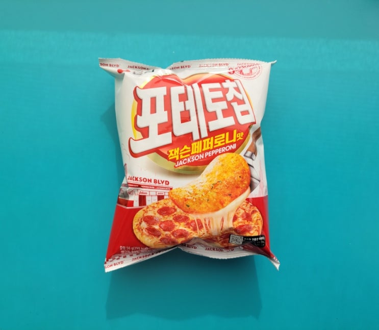 감자칩에 피자전문점의 맛을? - 포테토칩 잭슨페퍼로니 - 편의점신제품 내돈내산 솔직리뷰