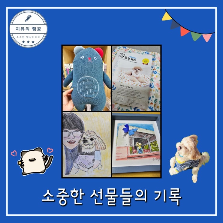  애견 생일 선물 그리고 소중한 그림 선물