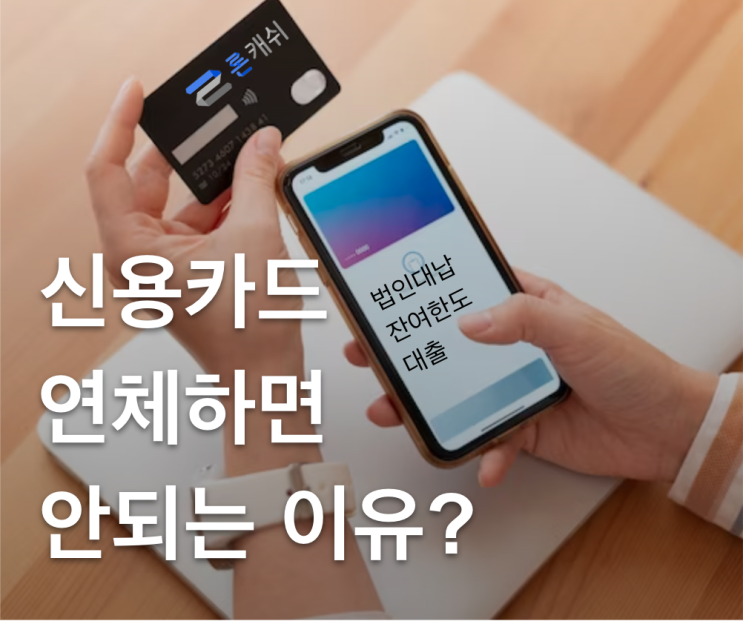  내 카드 신용대출 리볼빙에대해 알아보기