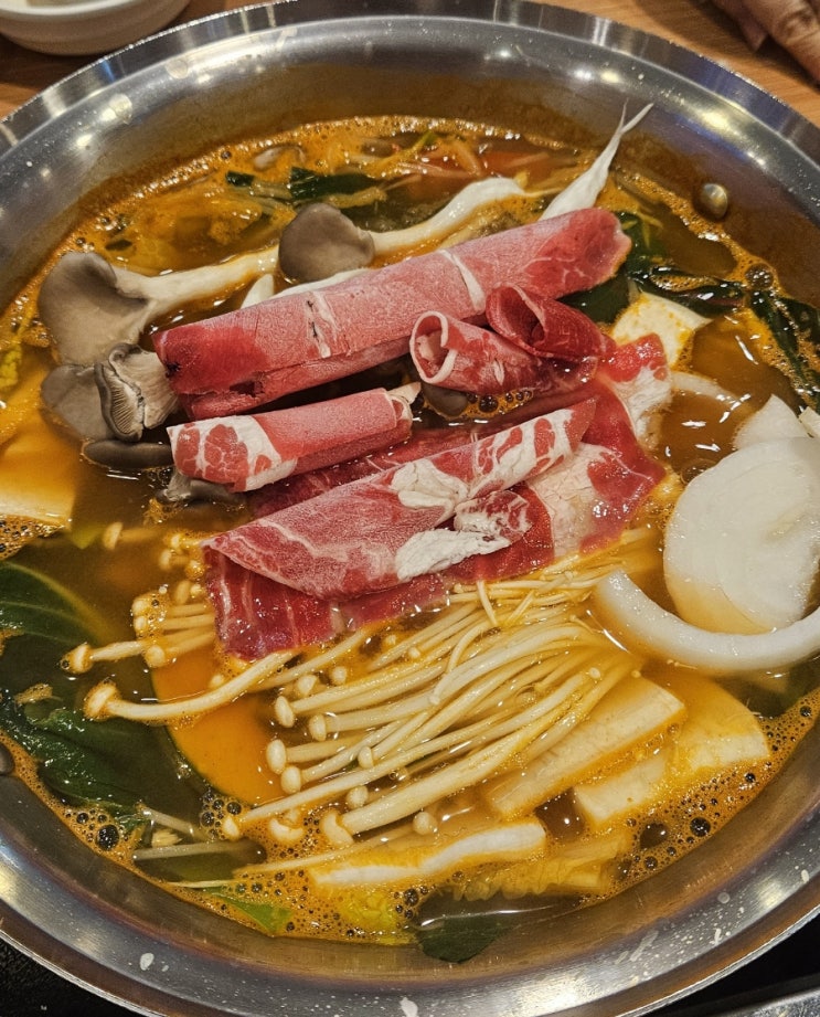  망포동) 망포역 두둑한 샤브칼국수
