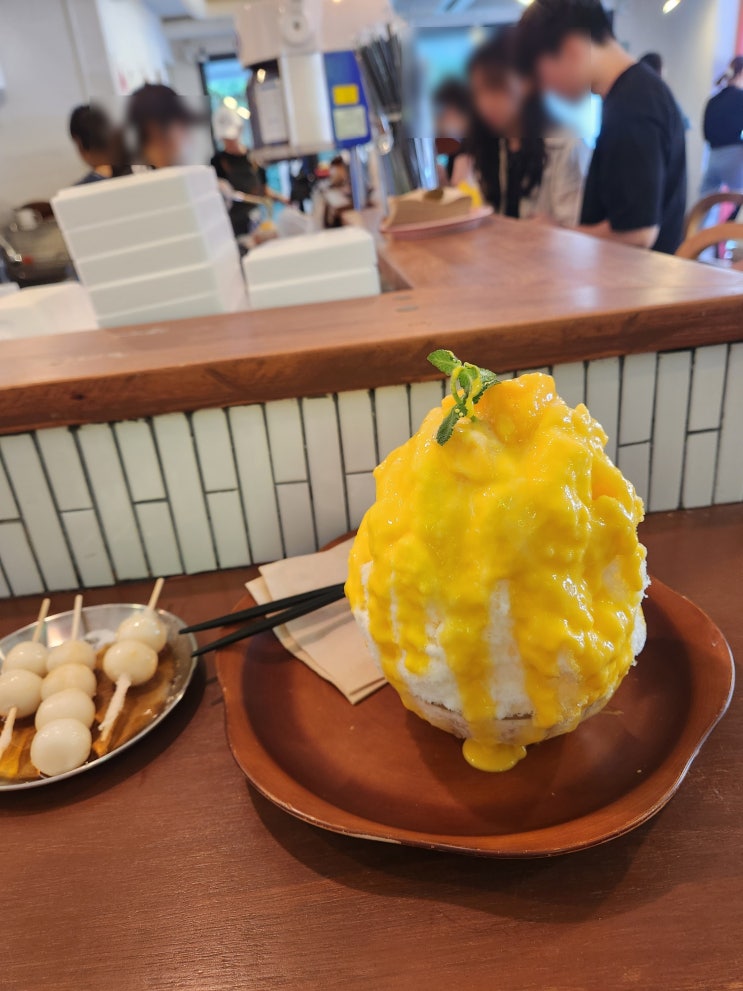  건대 빙수 디저트 맛집 도쿄빙수 망고 내돈내산