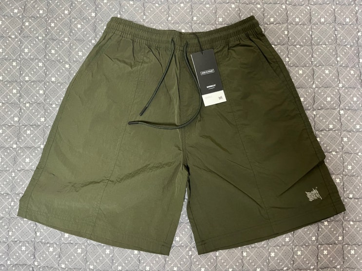  브라운 브레스 TAG SHORT PANTS 카키색 M사이즈 리뷰 -BHMMPSB01