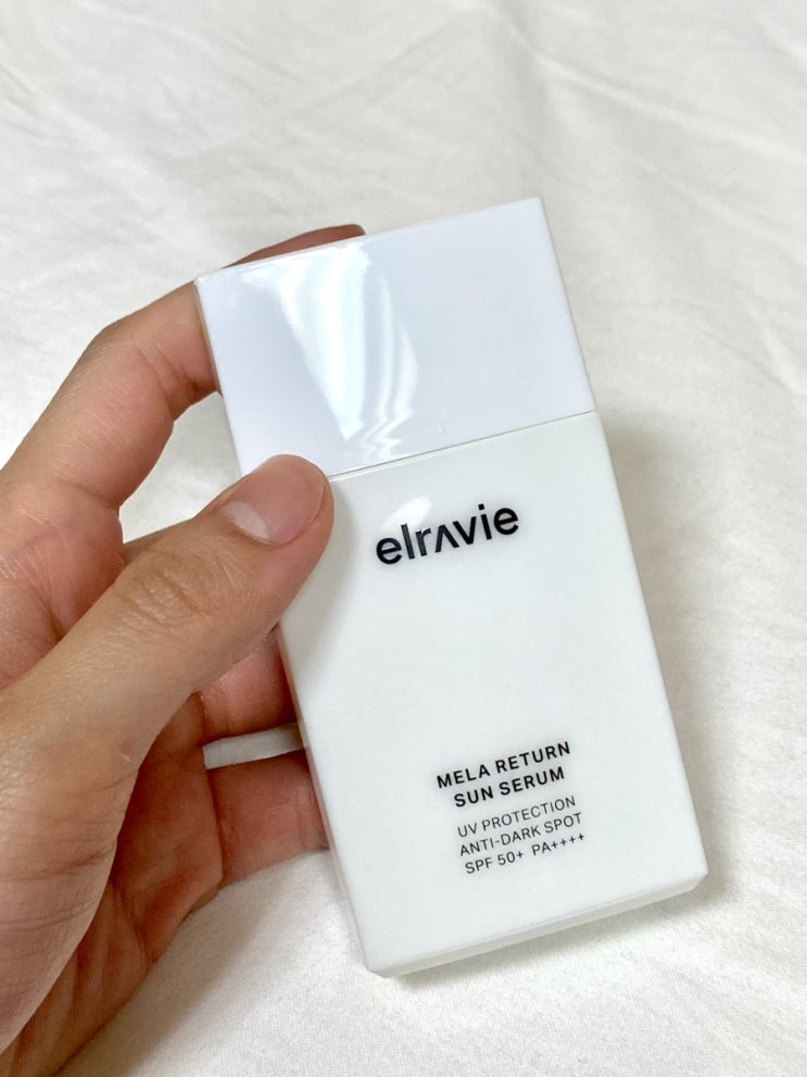  선크림_ 엘라비에 코스메틱 미백 잡티선세럼 촉촉한 멜라리턴 선세럼 