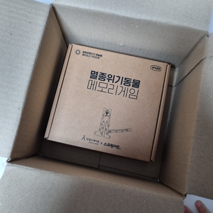  [아이와함께] 멸종 위기 동물 메모리 게임 키트 제작으로 봉사활동을 했어요 (동물 박사&동물 작가  짜욱)