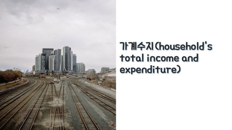 가계수지(household's total income and expenditure)