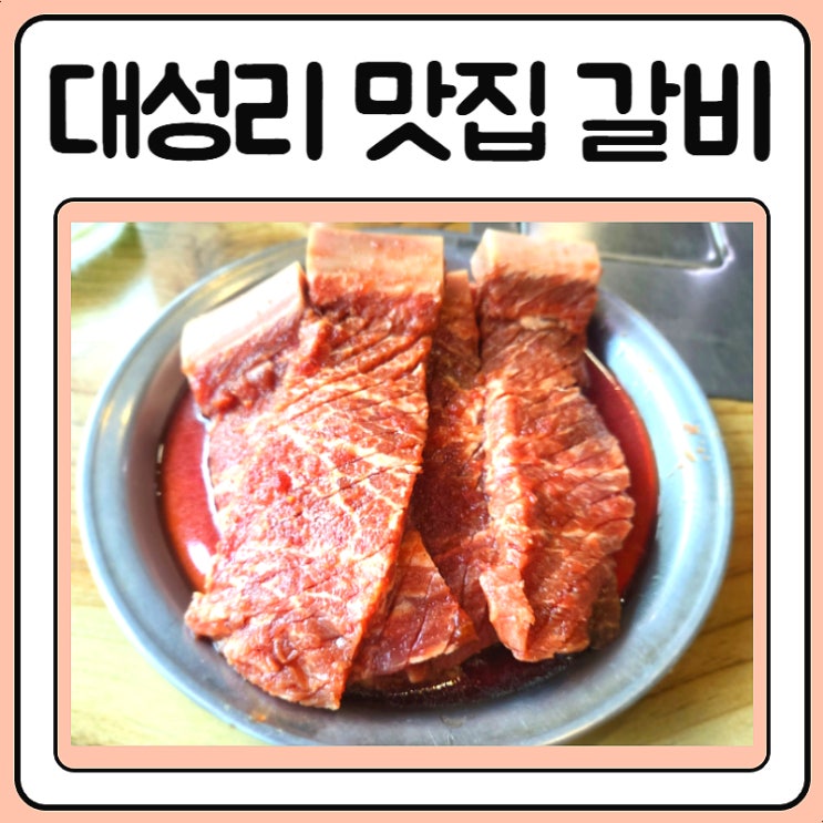 대성리 우리숯불갈비 소고기
