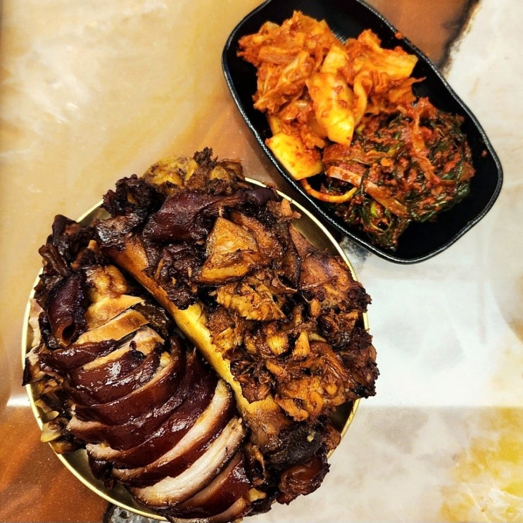  팔당족발 잠실 삼전역 맛집 실비김치랑 먹으니 더 맛있어
