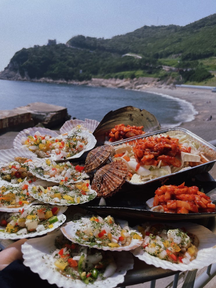  태종대조개구이, 뷰좋고 푸짐한 아이러브자갈마당