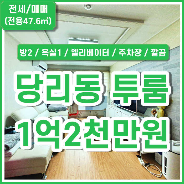  [전세] 부산시 사하구 당리동투룸빌라 엘리베이터 주차장 시설깔끔한 당리학세권투룸 남동향 신속입주가능 매매가능