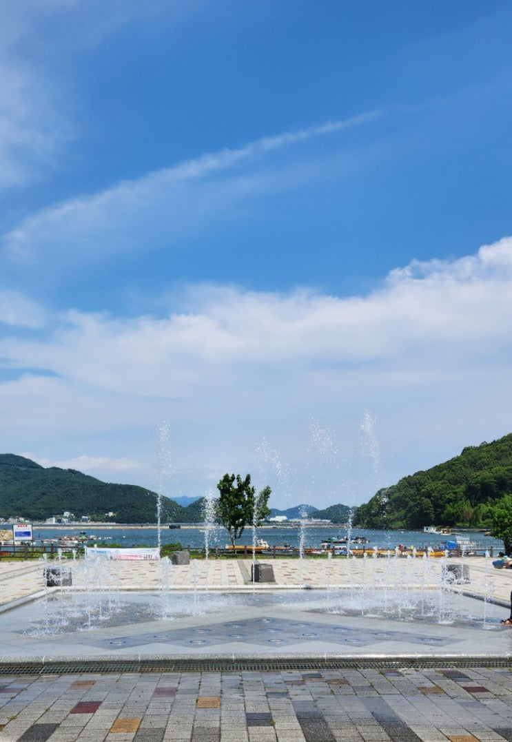 마산 가포친수문화공원 바닥분수 운영중,운영시간은~?