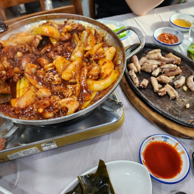  부산기장맛집 해변짚불곰장어