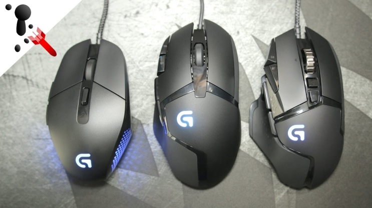  로지텍 게이밍마우스 G502, G402, G302 비교