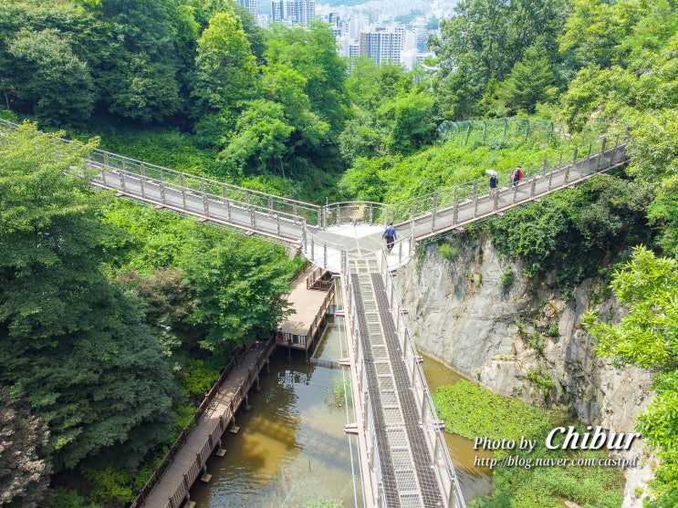  경기도 가볼만한곳 광명 도덕산 출렁다리 경기 주말나들이(주차장)