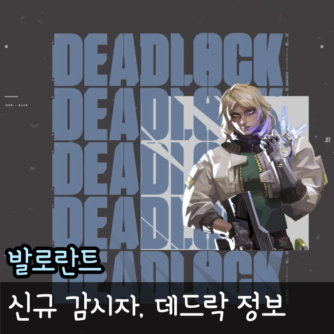  발로란트 신캐, 데드락 스킬 미리보기