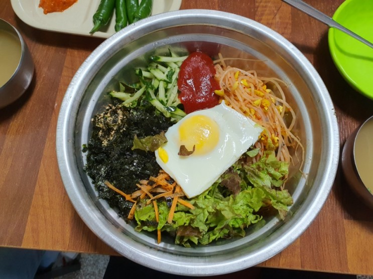 경북 의성 15년째 단골집 비빔밥과 칼국수