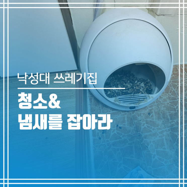  낙성대 쓰레기집 청소 & 냄새를 잡아라