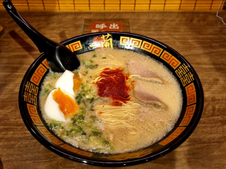  일본 도쿄 신주쿠 라멘 맛집, 이치란 시주쿠카부키초점