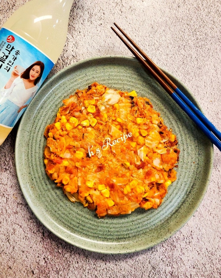 파지베이컨 초당옥수수 김치전 레시피 튀김가루 반죽 김치부침개 바삭하게 만드는법 막걸리안주 파지베이컨 초당옥수수 김치전 레시피 튀김가루 반죽 김치부침개 바삭하게 만드는법 막걸리안주