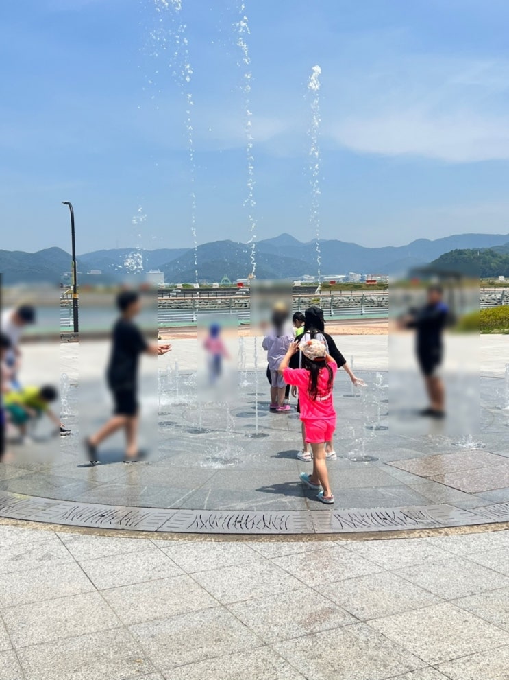  가까운 물놀이터 3.15해양누리공원 바닥분수