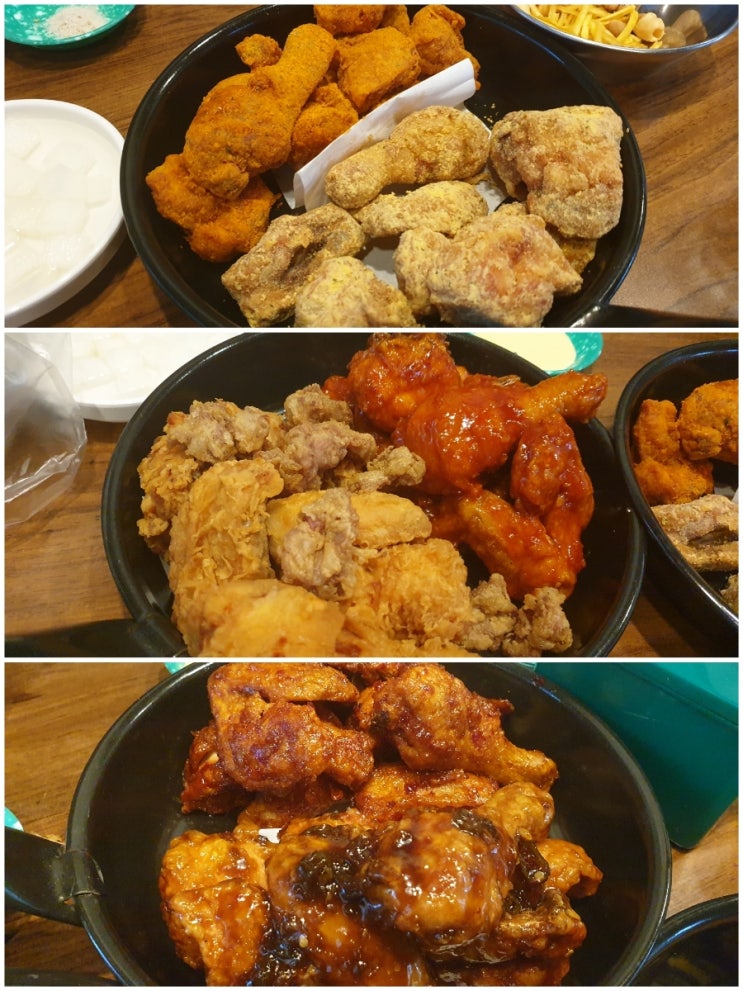 치킨더홈 6가지 메뉴 솔직후기 _ 후라이드, 양념, 경룡이치킨, 고추핫치킨, 더콰트로치킨(매운간장), 닭.치.고치킨(치즈맛) (At. 포항오천점) 치킨더홈 6가지 메뉴 솔직후기 _ 후라이드, 양념, 경룡이치킨, 고추핫치킨, 더콰트로치킨(매운간장), 닭.치.고치킨(치즈맛) (At. 포항오천점)