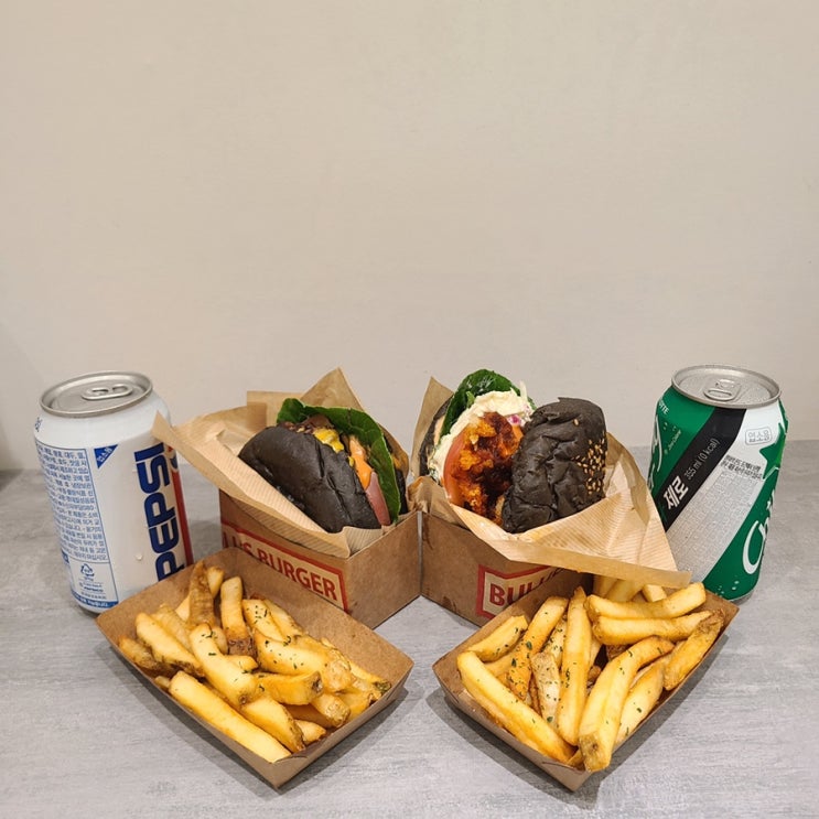  주차 가능한 여의도&여의도 한강공원 햄버거 맛집, 불스버거