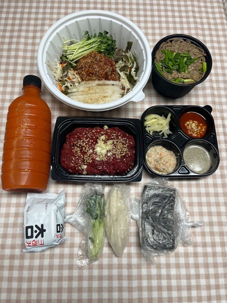  인천 연수동 맛집 조선육회 물회 포장 대박