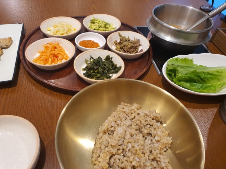  합정맛집 봄이보리밥 마포한강푸르지오 지하