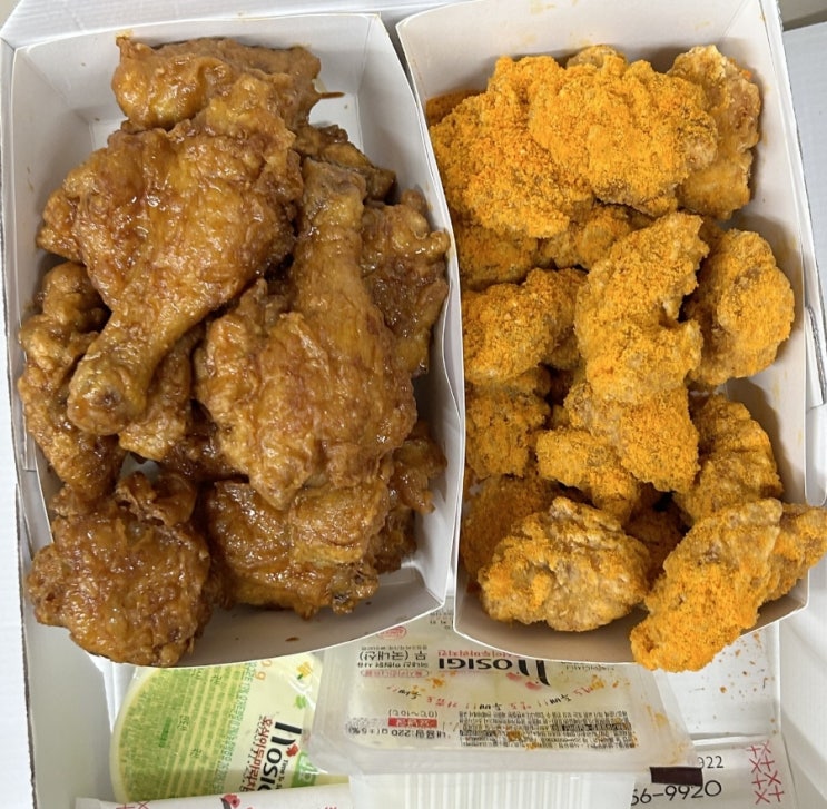 호식이두마리 치킨 내돈내산/ 요거치즈닝치킨/ 매운간장 치킨/ 대구 달서구치킨 추천