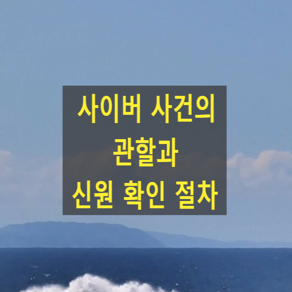  사이버 사건의 관할과 신원 확인 절차