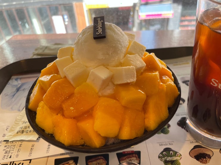  안양 일번가 후식으로 좋은 설빙