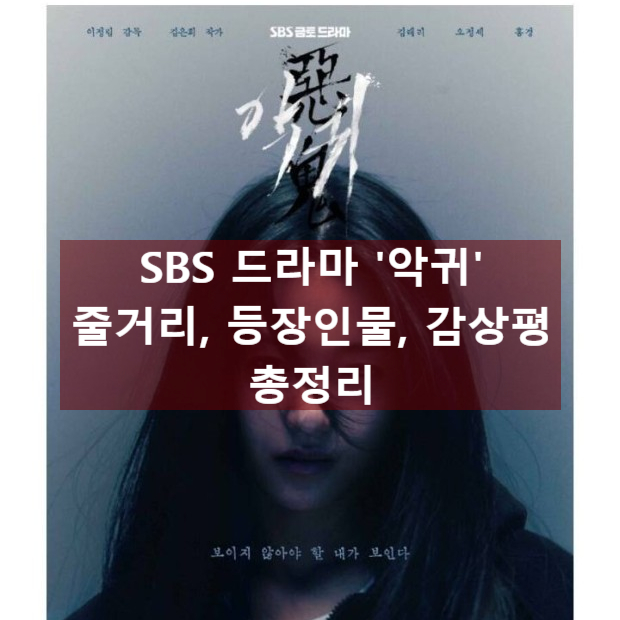  드라마 악귀 재방송 넷플릭스 ️ (ft. OTT 디즈니플러스 웨이브에서도 볼 수 있음)